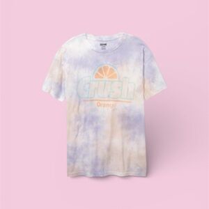 American Eagle Outfitters Tie-Dye Graphic Tee - Orange and Purple